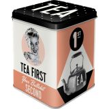 Nostalgic-Art Tea Tin Tea First