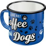 Nostalgic-Art Enamel Mug Hot Coffee & Cool Dogs
