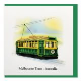 Quilled Card Melbourne Tram