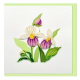 Quilled Card Orchid