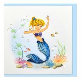 Quilled Card Mermaid