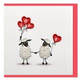 Quilled Card Love - Sheep