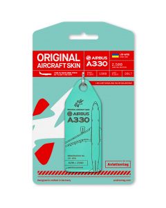 Aviationtag Airbus A330 Windrose - Mint