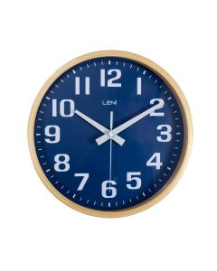 Leni Wood Wall Clock 26cm Navy