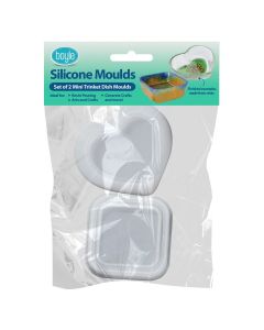 Silicone Mould Set of 2 Mini Trinket Dish