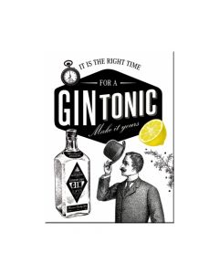 Nostalgic-Art Magnet Gin Tonic