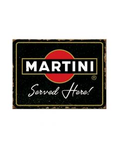 Nostalgic-Art Magnet Martini Served Here
