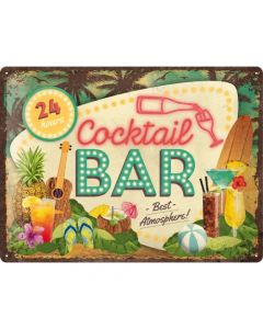 Nostalgic-Art Large Sign Cocktail Bar
