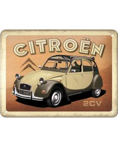 Nostalgic-Art Small Sign Citroën 2cv