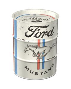 Nostalgic-Art Money Box Oil Barrel Ford Mustang