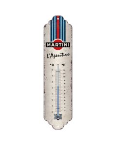 Nostalgic-Art Thermometer Martini - L'Aperitivo Racing Stripes