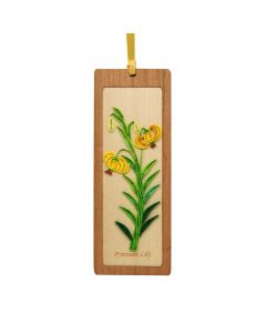 Quilled Bookmark Pyrenean Lily