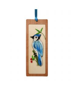 Quilled Bookmark Blue Jay