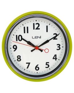 Leni Essential Wall Clock Bitter Lemon 22cm